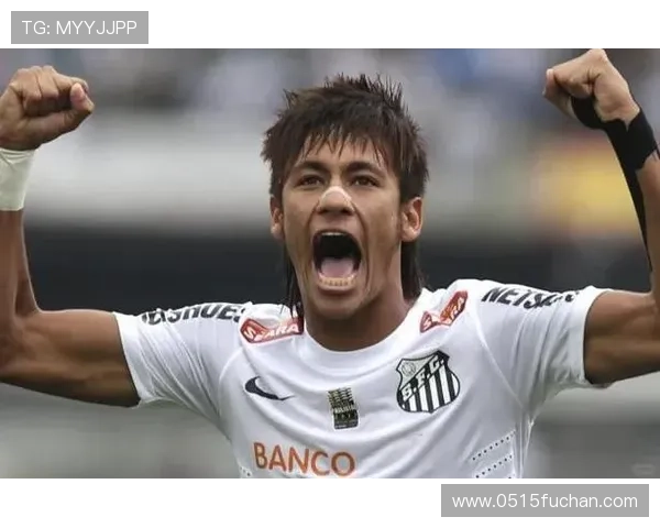 内马尔带伤拼搏助攻舒米特头球破门桑托斯领先三球